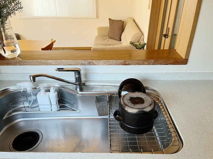丸洗いできるキッチン