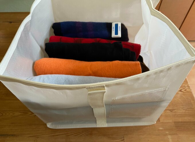 冬物を収納した状態