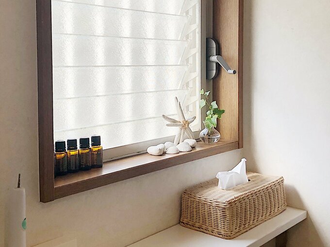 木村さん洗面所のティッシュケース