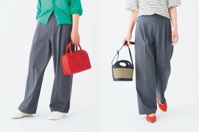 50代・60代におすすめ「ユニクロ」旬ボトムス。着まわし力抜群でスタイルアップ