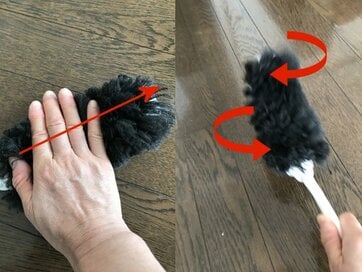 ハンディモップ掃除でホコリを逃さないコツ。使う前にすべきこと