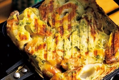 「ちくわの磯辺焼き」をホットサンドメーカーで。お弁当のお供にも便利