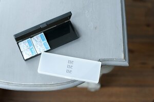 ペンケースにコンタクトがぴったり収まる！