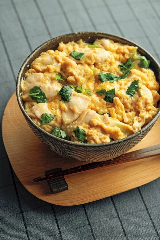 鶏胸親子丼