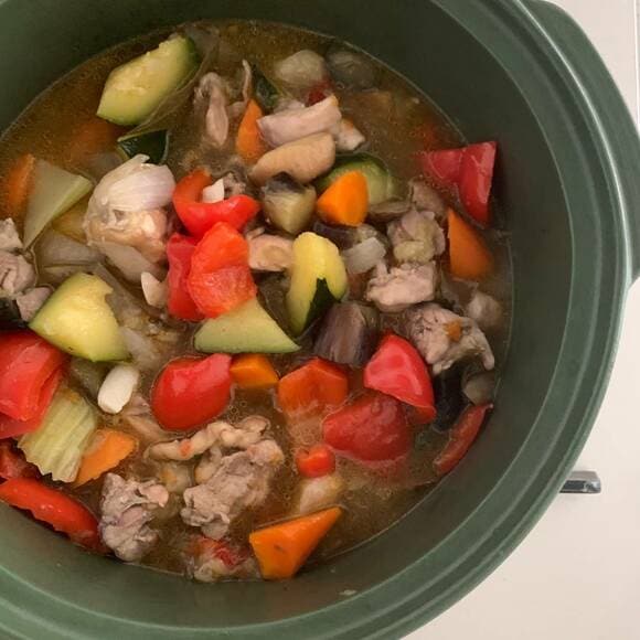 野菜と鶏肉の煮込み