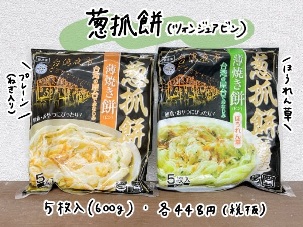 葱抓餅(ツォンジュアビン）