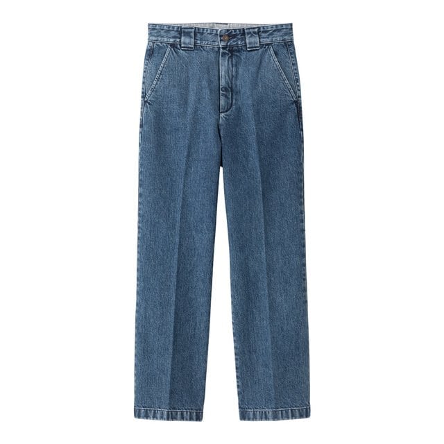 デニムストレートパンツ