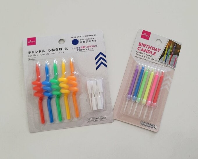 うねうねカラフルキャンドル