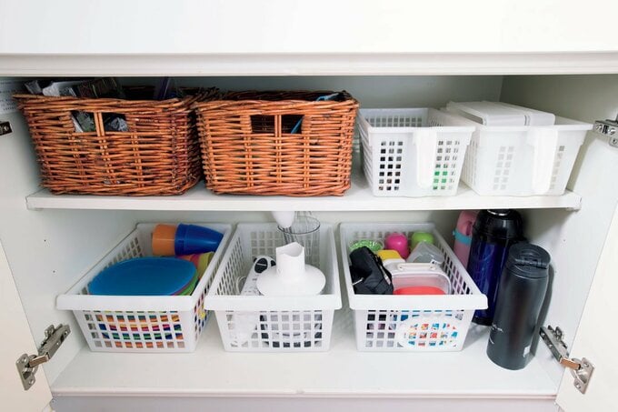 ケースたくさんの収納