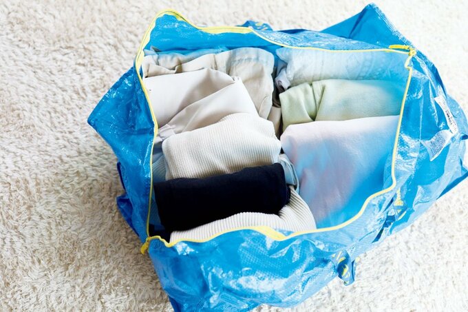 畳んだ衣類
