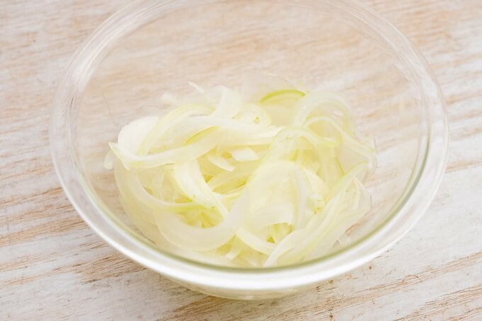 タマネギをチンする