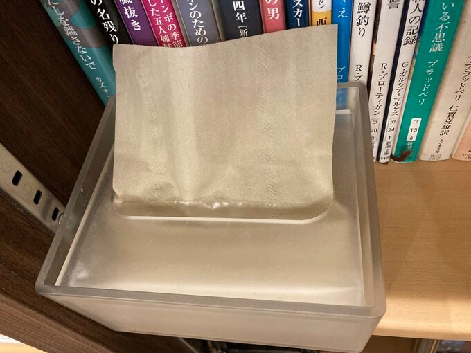 アクリル卓上用ティシューボックス