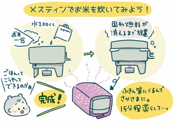 メスティンでお米を炊いてみよう！