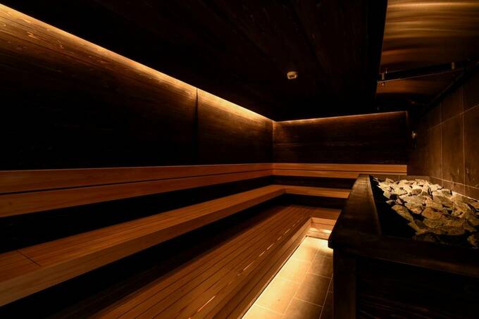 サウナ内部