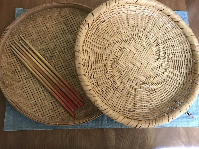 竹のざる
