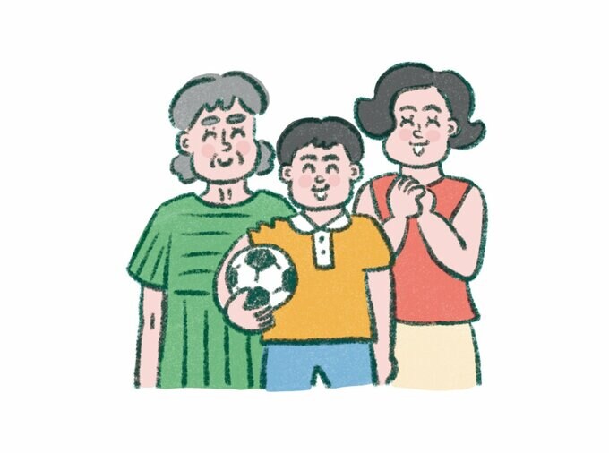 家族のイラスト