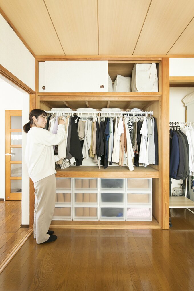 きれいになった押し入れ