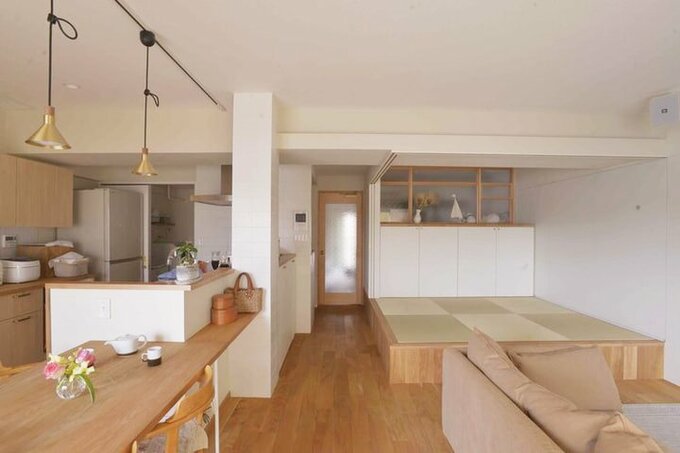 小上がり奥が子ども部屋