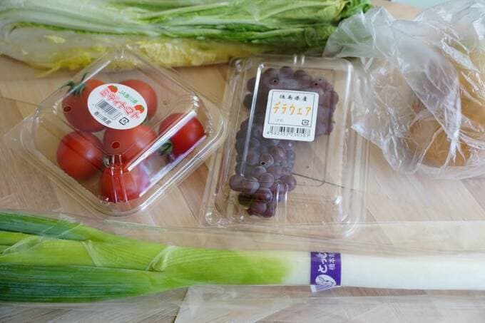 トマトやデラウェアなど