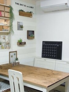 置くだけで絵になる黒板スケジュールシート