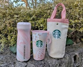 ≪スタバの桜シリーズ≫今年の注目は？大人ピンクの「ボトルショルダー
