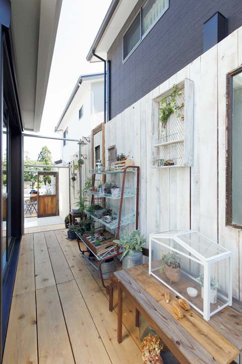 DIYのウッドデッキ