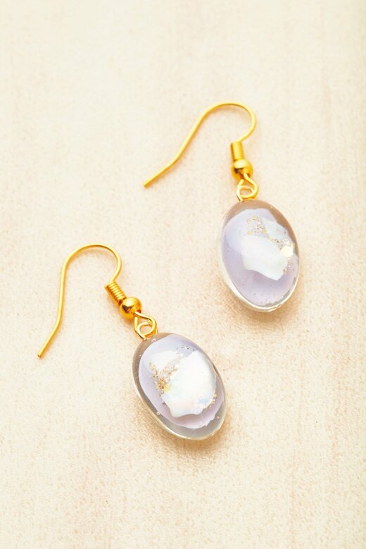 制作したピアス