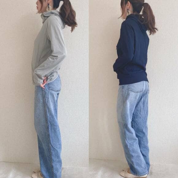 レディスとメンズで比較横