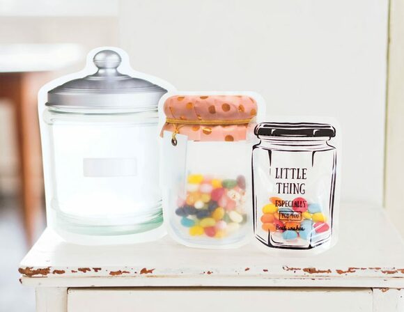 マチつきジッパーバッグ