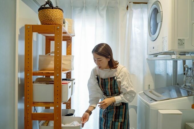 朝家事の様子