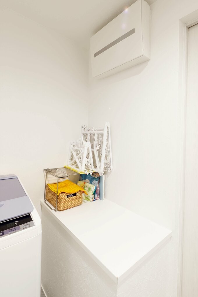 洗面室のカウンター