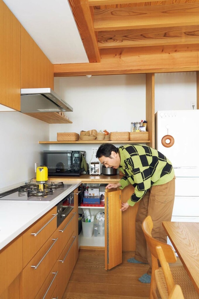 使いづらいL型キッチンのコーナー部分