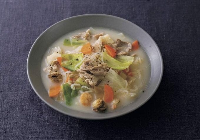 ちゃんぽんラーメン風スープ