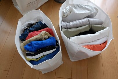 トートバッグひとつに収納！家族旅行の荷造りがラクになるワザ