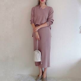 GUのニットスカートがお買い得。3980円でセットアップに！