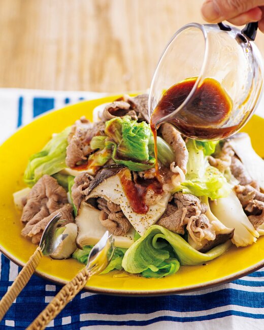 牛しゃぶの中華風おかずサラダ