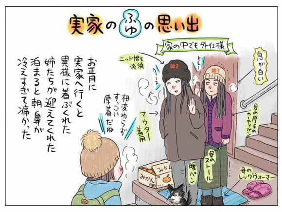 実家の冬の思い出