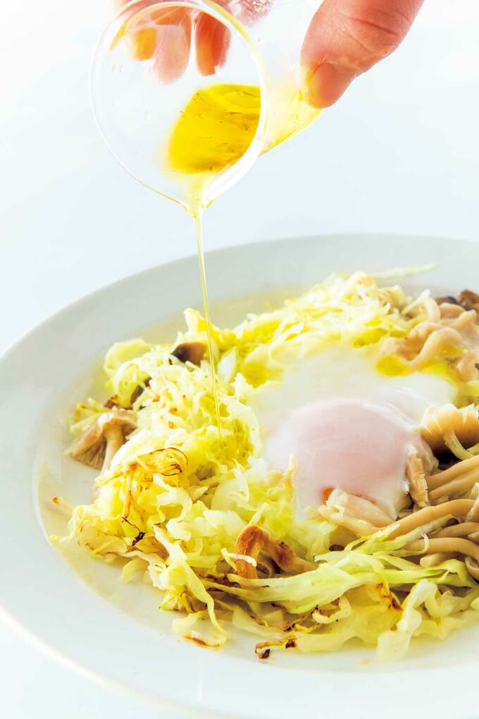 料理のオリーブオイル