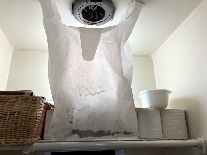 フィルターなしで1年掃除してなかったときのゴミ