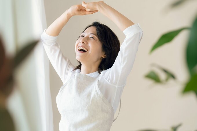 楽しそうな女性