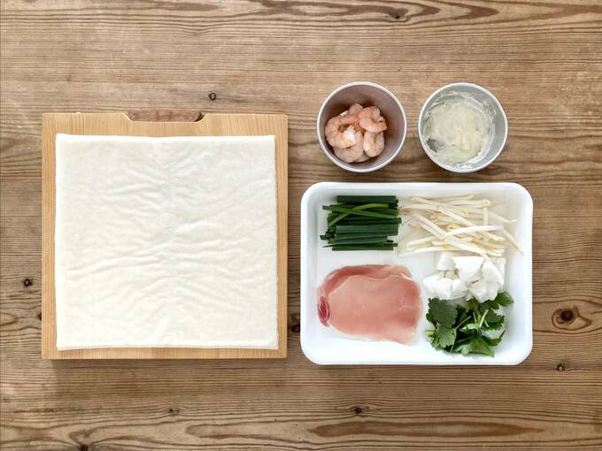 春巻きの皮など