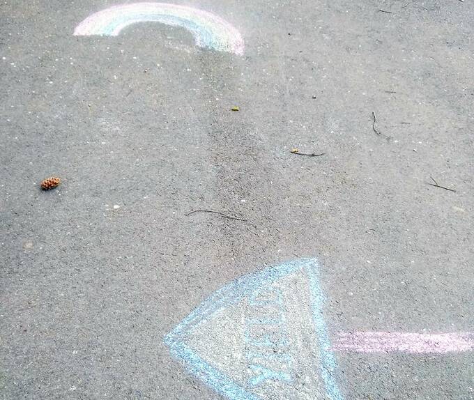 チョークアート