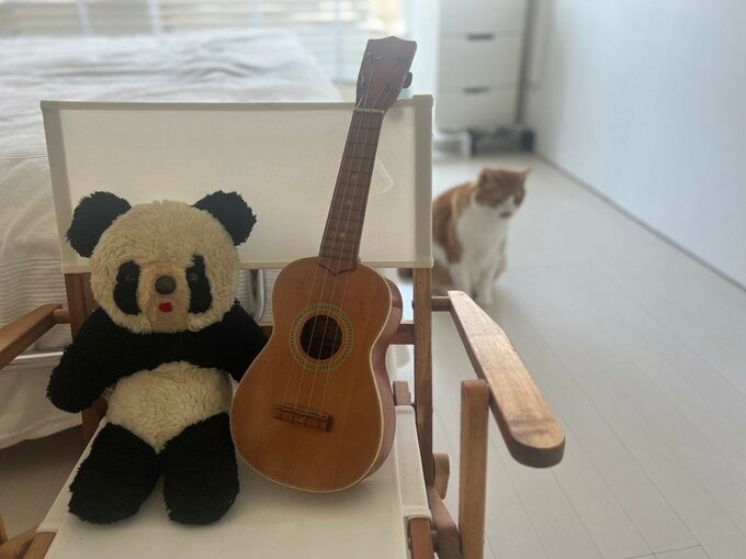 パンだとウクレレ