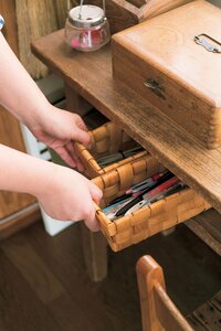 小物がすっきりと整理