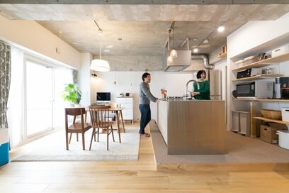 子育て真っ最中、75㎡のマンションリノベ。適量＆適所の収納ですっきり片づく