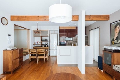 築33年、50代夫婦ふたり暮らしの戸建てリノベ。しっかり断熱、LDKをゆったりと