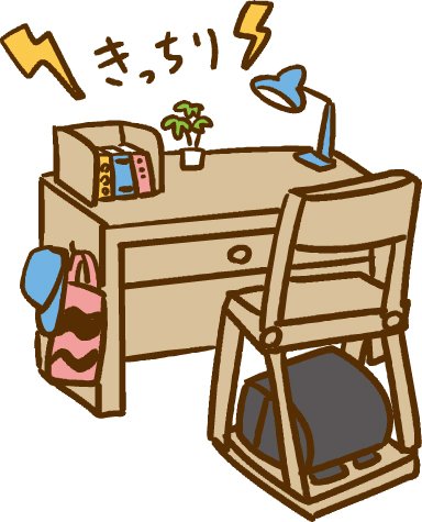 イラストデスクきっちり