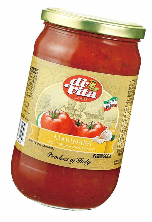 トリノで作ったトマトパスタソースパッケージ画像