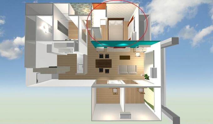 明るく快適な空間になったリノベーション後の平面素