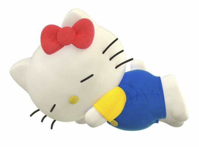 眠るキティちゃん